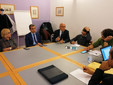 Il direttore generale dell'Asl Massimo Veglio e il responsabile sanitario Mario Traina rispondono alle domande dei consiglieri comunali albesi