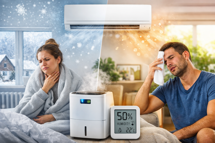 Aria secca o aria umida: con Alpiclima respiri bene tutto l’anno