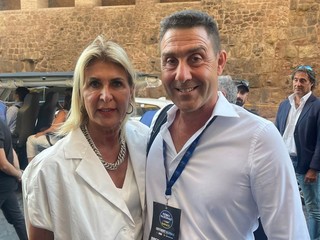 Tiziana Airaldi con Vannacci a Roma