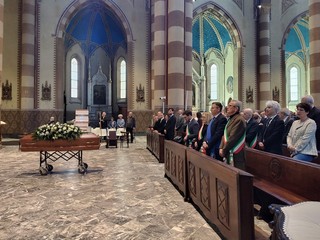 I funerali di Giacomo Oddero presso il Duomo di Alba