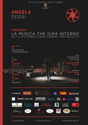 "La musica che gira intorno": al Casinò di Sanremo il progetto fotografico di Angela Perri