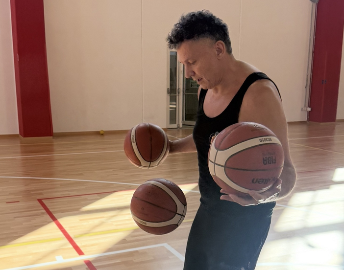 Il prof. Salvatore Ciufo in allenamento