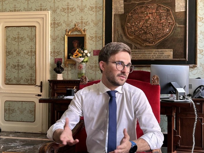 Il sindaco di Alba Alberto Gatto