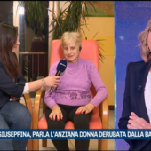 L'anziana di Castagnole delle Lanze ha raccontato la sua vicenda come ospite di alcune trasmissioni televisive. Qui è a "Pomeriggio Cinque"