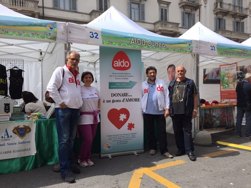 19ma Giornata Nazionale della donazione: i gruppi comunali Aido di Cuneo in azione