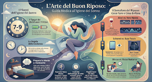 Dormire non è tempo perso: l'arte del sonno spiegata dall'Ordine dei Medici della Granda Dormire non è tempo perso: l'arte del sonno spiegata dall'Ordine dei Medici della Granda