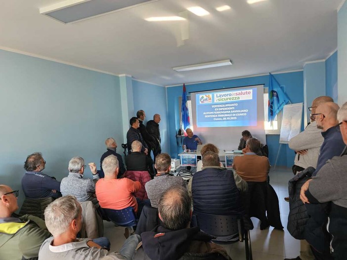 Amianto, nuova vittoria per gli ex Alstom di Savigliano: il Tribunale riconosce la rivalutazione contributiva