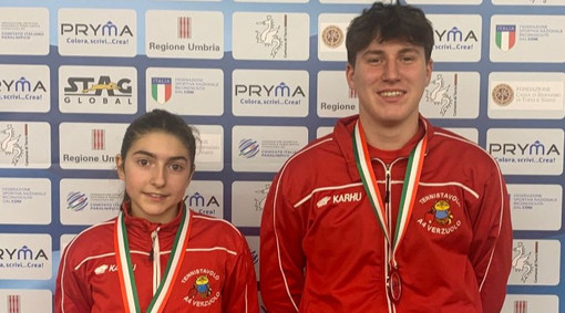 TENNISTAVOLO / Bronzo per i verzuolesi Alice Rivoira e Simone Garello nel torneo giovanile di Terni