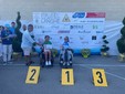 Il podio con Francesca Fenocchio Il podio con Francesca Fenocchio
