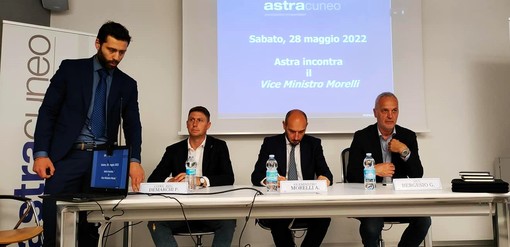 Astra Cuneo e gli autotrasportatori hanno incontrato Alessandro Morelli, viceministro alle Infrastrutture