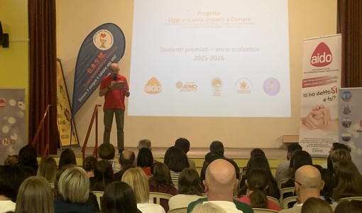 Bruno Vottero, presidente dell’Aido gruppo Bagnolo Piemonte, Barge e Valle Po durante l'incontro a Rifreddo Bruno Vottero, presidente dell’Aido gruppo Bagnolo Piemonte, Barge e Valle Po durante l'incontro a Rifreddo