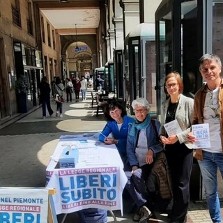 "Liberi Subito", a Cuneo prosegue la raccolta firme per la proposta di legge sul fine vita "Liberi Subito", a Cuneo prosegue la raccolta firme per la proposta di legge sul fine vita