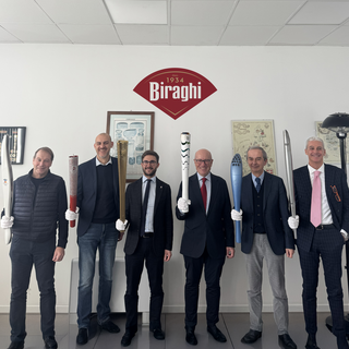 I sindaci di Alba, Bra, Cavallermaggiore e Dolceacqua in visita allo stabilimento Biraghi