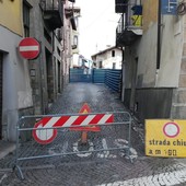Via Grandis è chiusa per lavori fino al  marzo prossimo