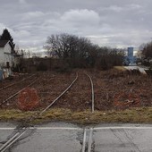 I binari dell'ex ferrovia Saluzzo-Airasca a Moretta che saranno presto smantellati