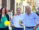 Nella foto il senatore Giorgio Maria Bergesio con il segretario di sezione Lega Federico Gregorio e il consigliere comunale Giuliana Mossino
