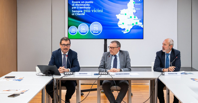 Da sinistra, Cazzullo, Cornaglia e Stra