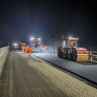 Completato l'intervento urgente sul cavalcaferrovia di Savigliano della sp 7