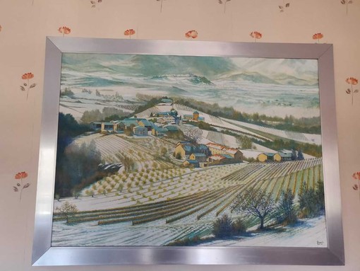 A Chiusa di Pesio la mostra di Ivo Bruschi con i suoi quadri di paesaggi langaroli A Chiusa di Pesio la mostra di Ivo Bruschi con i suoi quadri di paesaggi langaroli