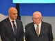Da destra il presidente della Fondazione Ospedale Alba Bra Bruno Ceretto con il direttore Luciano Scalise