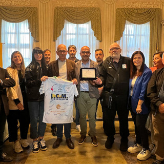 La squadra ricevuta in Comune La squadra ricevuta in Comune