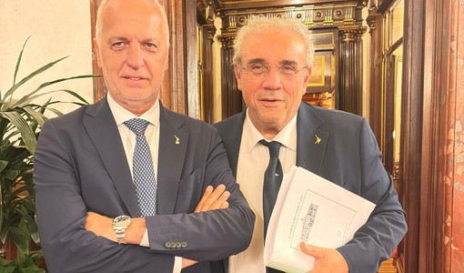 I parlamentari leghisti Giorgio Maria Bergesio e Francesco Bruzzone I parlamentari leghisti Giorgio Maria Bergesio e Francesco Bruzzone