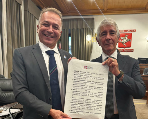 Sport, Bongioanni: "Pubblicati otto nuovi bandi con oltre 3,5 milioni di euro" [VIDEO]