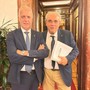 I parlamentari leghisti Giorgio Maria Bergesio e Francesco Bruzzone I parlamentari leghisti Giorgio Maria Bergesio e Francesco Bruzzone