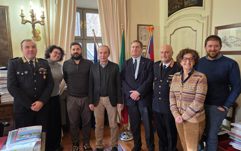 Bra, la Giunta saluta il direttore dei Vigili del Fuoco Giovanni Mariano