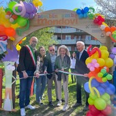 Inaugurato a Mondovì il nuovo parco "Bimbingamba"