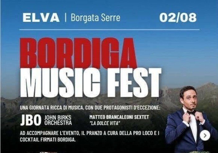 Domenica il "Bordiga Music Festival" ad Elva