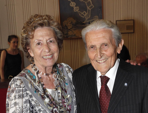 Giovanni Bressano con la moglie Pia Cavallo