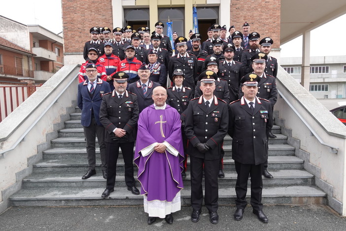 Bra, l’Arma dei Carabinieri ha celebrato il precetto pasquale ai Salesiani