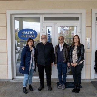 Il Presidente Tommaso Alfieri, la vice presidente Elisa Daniele, il direttore Luca Gosso e la responsabile dei servizi Gabriella Brino