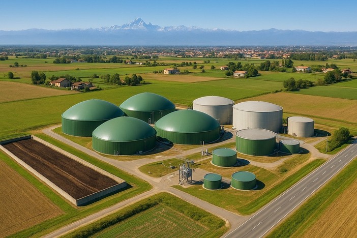 Immagine di I.A. del biogestore nella frazione di Ruata Eandi di Saluzzo Immagine di I.A. del biogestore nella frazione di Ruata Eandi di Saluzzo