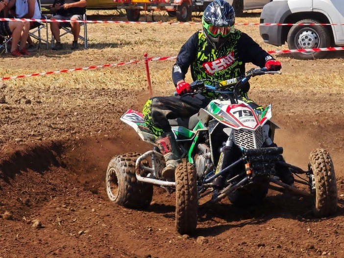 QUAD / Daniel Dalmasso terzo a Monsola di Villafalletto QUAD / Daniel Dalmasso terzo a Monsola di Villafalletto