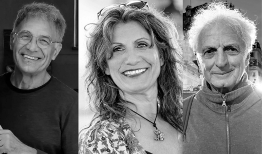 I curatori della mostra: Bruno Murialdo, Lucia Baldini e Stefano Maffei