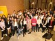 Gli alunni meritevoli premiati dalla Banca di Boves nel 2019 (foto Michele Siciliano)