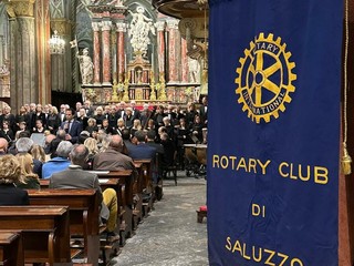 Concerto in duomo a Saluzzo della Corale Polifonica Nazariana, promosso dal Rotary Saluzzo