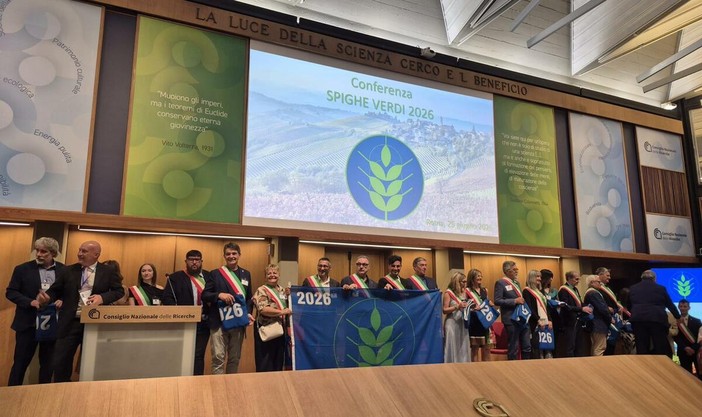 La consegna del riconoscimento della "Spiga Verde" avvenuta Roma al Palazzo del Cnr La consegna del riconoscimento della "Spiga Verde" avvenuta Roma al Palazzo del Cnr