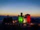 Il tricolore proiettato sul castello di Grinzane Cavour