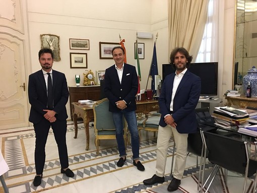 Alberto Cirio, Agostino Trucco e Alberto Deninotti
