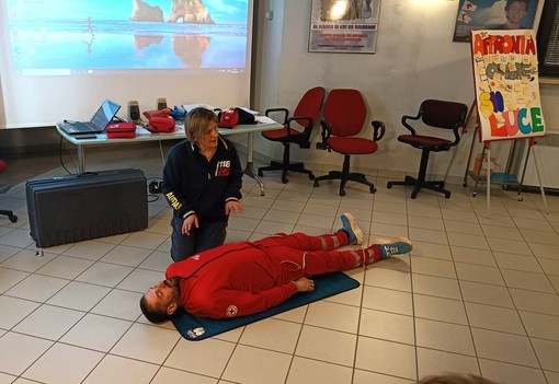 Formazione alla CRI di Dronero per gli operatori della Casa di riposo  “Don Grassino” di San Damiano Macra