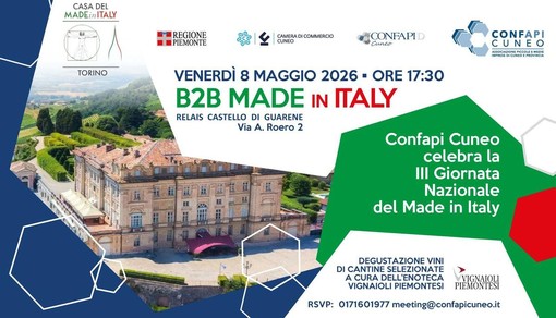 Confapi Cuneo celebra le eccellenze del territorio nella Giornata Nazionale del Made in Italy 2026