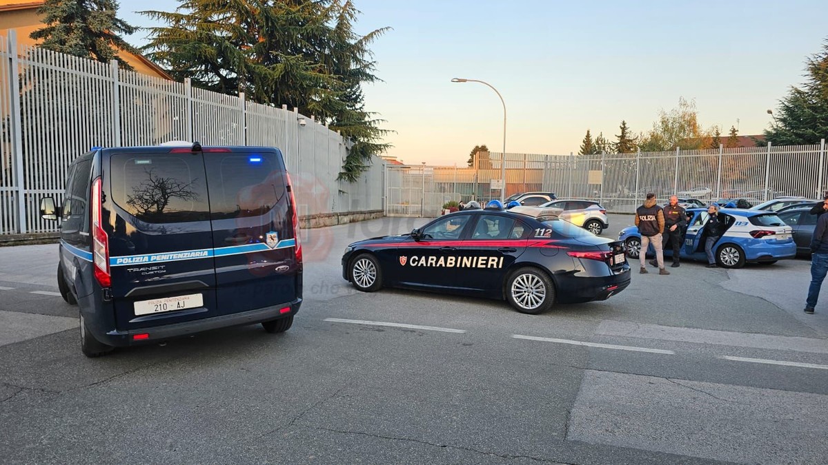 L'ingresso del carcere cuneese