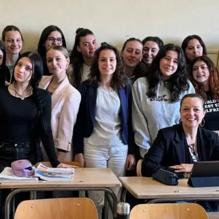La classe 5ªB del Liceo delle Scienze Umane