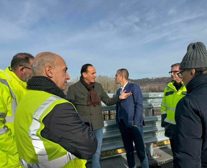 Il sopralluogo di Cirio e Gabusi