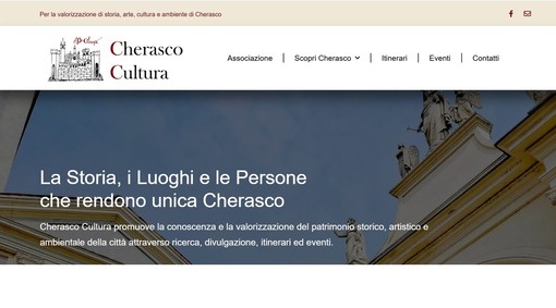 Un nuovo volto digitale per Cherasco Cultura: online il sito internet rinnovato Un nuovo volto digitale per Cherasco Cultura: online il sito internet rinnovato