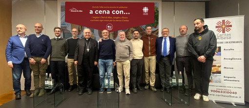 La presentazione dell'iniziativa a Palazzo Banca d'Alba La presentazione dell'iniziativa a Palazzo Banca d'Alba