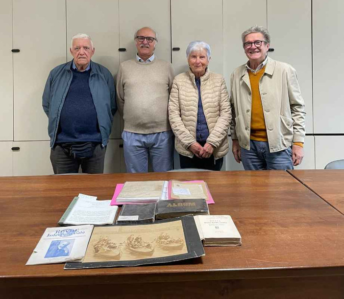 La famiglia di Luigi Melano Rossi dona nuovi documenti al Comune di Vicoforte La famiglia di Luigi Melano Rossi dona nuovi documenti al Comune di Vicoforte